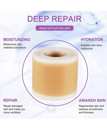 Medical Grade Silicone Scar Sheets - 1.6 x 60 Reusable Gel Tape for Acne, C-Section, Keloid Surgery Scars Treatment - Buy Online on GoSupps.com