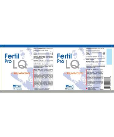 Fertil Pro LQ - Coenzyme Coq10 L-arginine + Resveratrol Antioxidants and Anti-Inflammatory Support Natural Fertility Support Supplement for Women (180 Pills - 1 Month Supply) - Buy Online on GoSupps.com