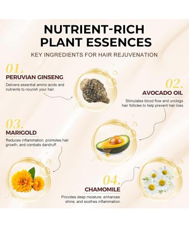 OHCVG Collagen Hair Mask Deep Conditioning to Repair Dry and Damaged Curly Hair Deep Repairing Conditioner Containing Maca Essence - Buy Online on GoSupps.com