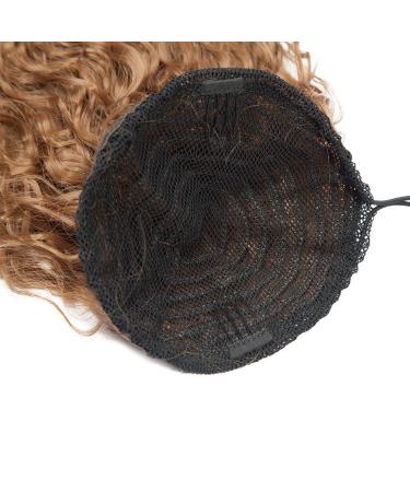 45cm Updo Bun Ponytail Hair Extension - Curly Wavy Synthetic Natural Horse Tail - Buy Online on GoSupps.com