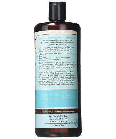 Dr. Woods Unscented Baby Mild Liquid Castile Soap with Organic Shea Butter - 32 oz - Buy Online on GoSupps.com