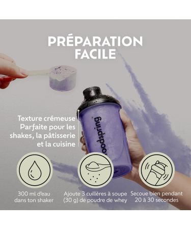 foodspring - Whey Blueberry Cheesecake Protein Powder - With 23g Muscle Growth Protein Perfect Solubility Ultra-Filtered and Rich in BCAA and EAA - Delicious Taste (750g) - Buy Online on GoSupps.com