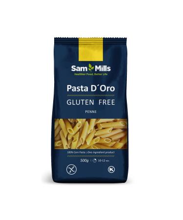 Sam Mills Pasta d'oro Gluten-free pasta (Penne Rigate) made from corn flour pack of 12 (12 x 500 g) 500 g (pack of 12) - Buy Online on GoSupps.com