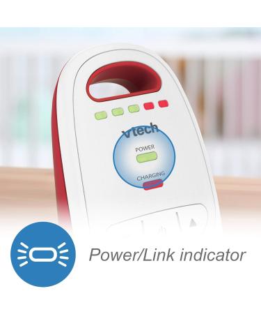VTech Baby BM1000 Digital Audio Baby Monitor White/Red - Buy Online on GoSupps.com