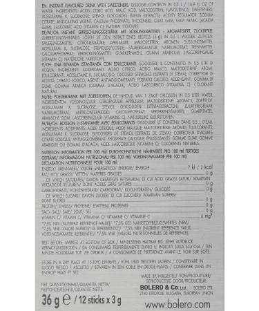 Buy Bolero Sticks Orange - 12 x 3g Pack | International Shipping Available - Buy Online on GoSupps.com