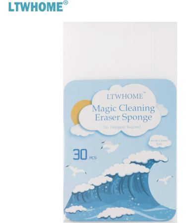 LTWHOME Magic Cleaning Eraser Sponge Melamine Foam 3.54" x 2.40" x 1.18" (Pack of 30) - Buy Online on GoSupps.com