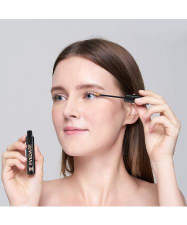 EVEDARE Advanced Eyelash Growth Serum - Peptides and Vitamins for Longer, Thicker Lashes - Strengthens and Conditions with Natural Extracts - 3ML (Pack of 1) - Buy Online on GoSupps.com