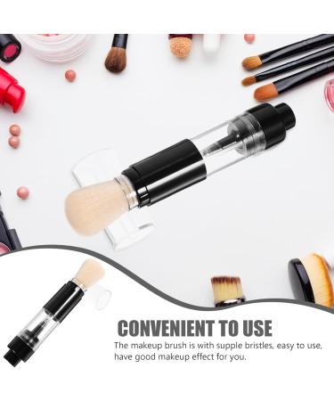 Beavorty Refillable Powder Brush Makeup Brush with Powder Spray Bottle Applicator Tool for Loose Powder Blush Talcum Highlight Powder Cosmetics - Buy Online on GoSupps.com