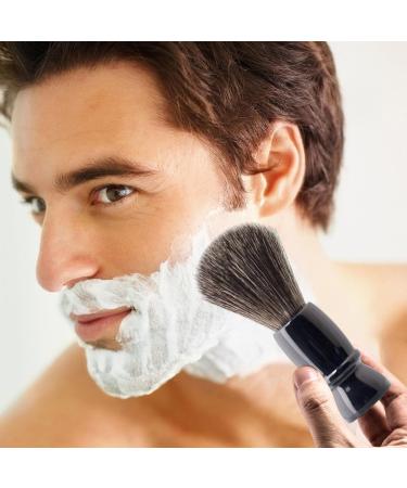 Perfeclan Hair Razor Brush | Nylon Bristles | Black PP Handle | Salon Quality Shaving Brush for Gentle Peeling | 10.9 cm - Buy Online on GoSupps.com