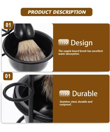 Beaupretty Men's Shaving Set: 2 Razor Kits with Brush Bowl & Holder - Complete Shaving Essentials for Hair Removal - Buy Online on GoSupps.com