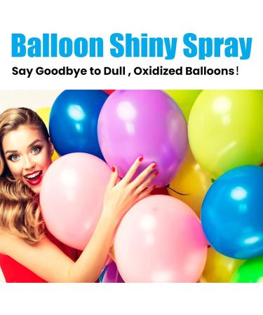 Aerosol Balloon Spray - 100ml Balloon High Shine Spray for Balloons Quick Apply Long Lasting Balloon Brightener Spray 1 Pack - Buy Online on GoSupps.com