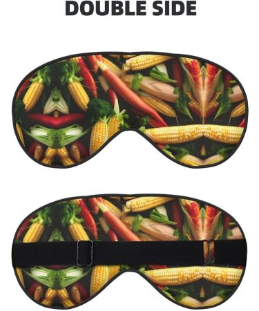 Buy Vegetable Corn Soft Sleep Eye Mask | Breathable Eye Patch for Women | Ideal for Travel & Relaxation - Buy Online on GoSupps.com