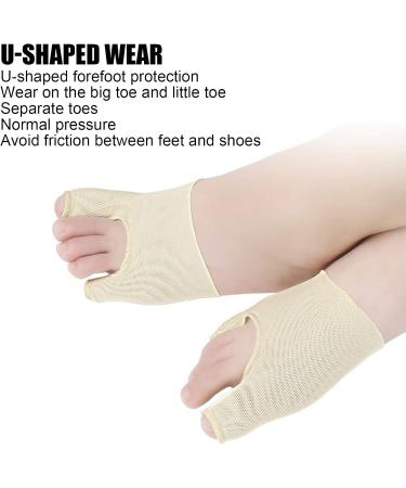 2 Pairs Hallux Valgus Corrector Big Toe Bunion Relief Cuff for Day/Night Support | Elastic Foot Care - Buy Online on GoSupps.com