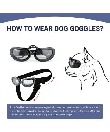 PETLESO Dog Sunglasses for Small Dogs - Waterproof Anti-UV Goggles - Stylish Protective Glasses - Buy Online on GoSupps.com