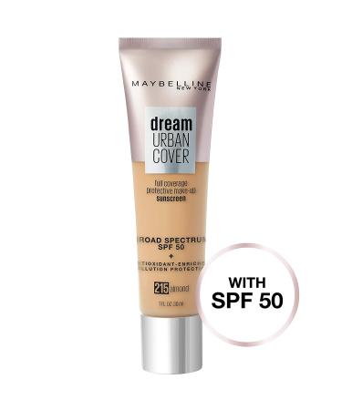 Maybelline Dream Urban Cover SPF 50 Foundation - Flawless Almond Makeup - Buy Online on GoSupps.com