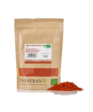 FRISAFRAN - Spanish Spicy Smoked Paprika ORGANIC - 1Kg Spicy Smoked 1Kg