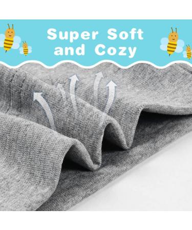 Aolso Newborn Baby Hats Mittens Set - 2pc Caps & 2 Pairs Gloves for 0-6 Months Grey - Buy Online on GoSupps.com