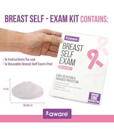 Buy Aware Breast Self Exam Pad - Essential Breast Cancer Awareness Tool for Self-Examination | International Shipping Available - Buy Online on GoSupps.com