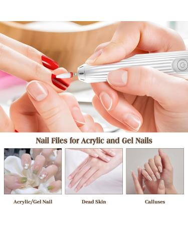 Aedcbaide Electric Nail File 3 in 1 Nail Drill Nail Files for Acrylic and Gel Nails 18000 RPM Adjustable Speed Electric Nail Drill Built-in Nail Lamp for Manicure & Pedicure Tools & Accessories - Buy Online on GoSupps.com