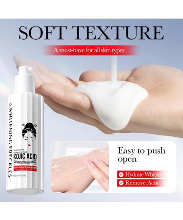 Crsetmyth Kojic acid Skin whitening cream 100 ml facial moisturizing cream for the face against pigment spots age spots and melasma - Buy Online on GoSupps.com