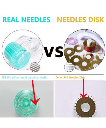 Angel Kiss Derma Roller 0.25mm Genuine Needle - 192 Microneedling Stainless Steel Microneedle Roller for Facial Skin Care - Buy Online on GoSupps.com
