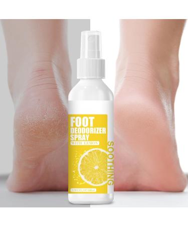 Foot Spray - Foot Spray Citrus Oil | 100ml Moisturizing Nourish Spray Foot Skin Softener for Cracked Heels Rapid Callus Removal Foot Peel Spray for Coarse Heels - Buy Online on GoSupps.com