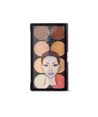 Ruby Kisses 3D Cream Contour Artist Makeup Palette (Light) - Buy Online on GoSupps.com