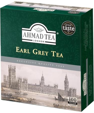 Ahmad Tea Earl Grey Tea | Black Tea - 100 Teabags - Buy Online on GoSupps.com