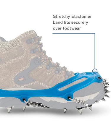 Ascent Heavy Duty Traction Cleats - 16 Stainless-Steel Spikes - Large (1 Pair) - Buy Online on GoSupps.com