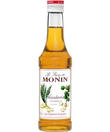 Monin macadamia nut syrup, bottle 250 ml