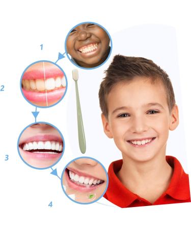 Skisuno Portable 4-Piece Soft Toothbrush Set for Kids - Foldable Travel Toothbrush Super Soft Ideal for Camping & Pregnant Women - Buy Online on GoSupps.com