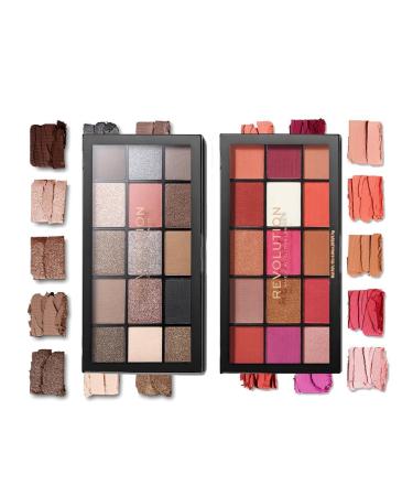 Makeup Revolution Eyeshadow Palette 33 g Long Wearing Blendable Shimmery & Matte Finish