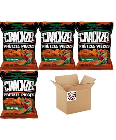 VIMIX Crackzel Jalapeno Pretzels Crisps 85g (04 Bags)