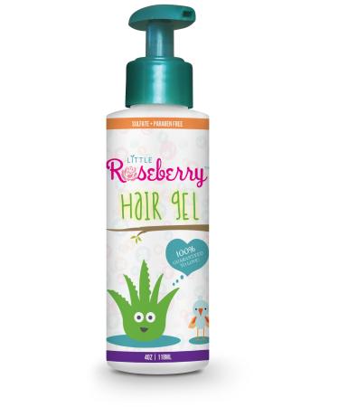 Hair Gel for Kids | Light Hold | Chemical Free | Made with Organic Aloe Vera and Vitamins | Safe on Babies  Toddlers  Men and Women | Always Paraben  Sulfate & Fragrance Free | Made in USA (1 Unit) 3.82 Fl Oz (Pack of 1)