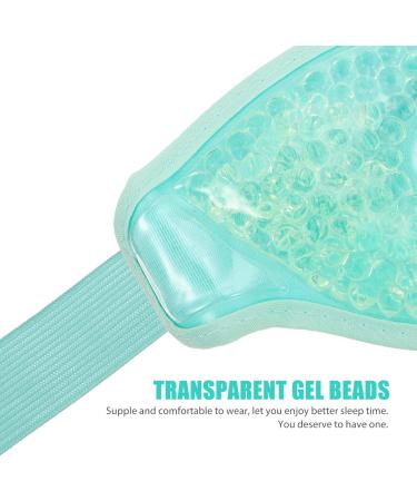 minkissy Gel Cooling Mask Eye with Eye Holes Cooling Eye Mask Reusable Hot/Cold Gel Eye Masks Cold Eye Compress Mask Light Green - Buy Online on GoSupps.com