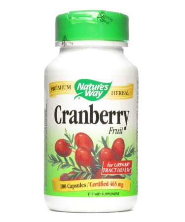 Nature's Way Cranberry Fruit Capsules 465 mg 100 ea ( Pack of 4)