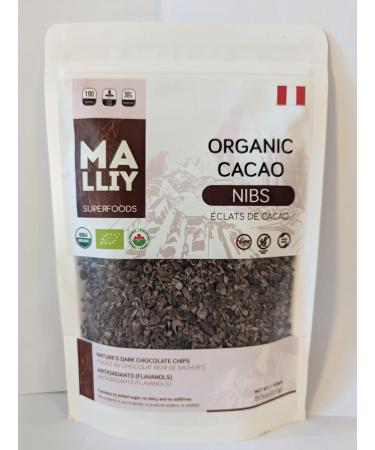 Organic Cacao Nibs 100% Pure Premium Product imported from Peru. USDA Certified Organic Sugar Free No Preservatives 227g - Buy Online on GoSupps.com