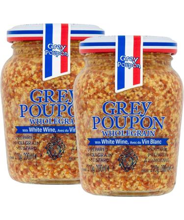 Intrinsic Treats Wholegrain Mustard Bundle with Grey Poupon Wholegrain Mustard 210g - (Pack of 2) - Buy Online on GoSupps.com