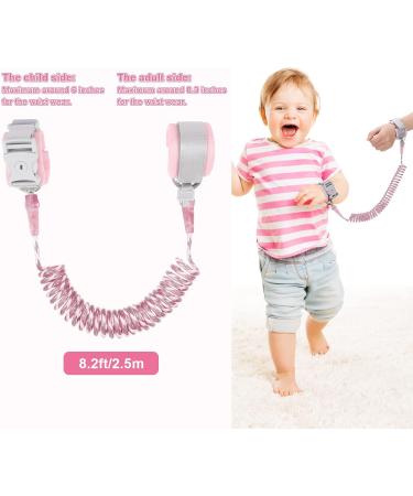 Pinenuts Toddler Safety Harness Walking Leash | Kids Wrist Strap with Security Lock | Anti Lost Wrist Link Belt 2.5M | Children Wrist Reins for Boys Girls - Buy Online on GoSupps.com