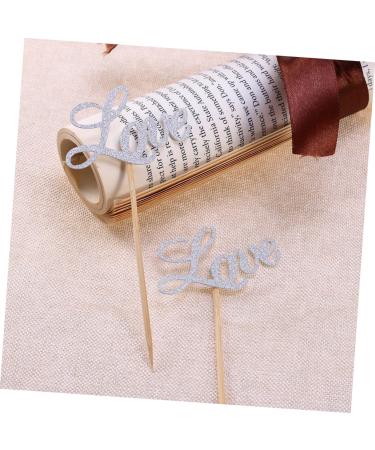 Vaguelly 5pcs Glitter Cupcake Toppers Party Decorations Fornite Cake Decoration for Birthday Wedding Cake Toppers Love Cake Toppers Decorations for Party Wedding Decor Cupcake Picks Flash - Buy Online on GoSupps.com