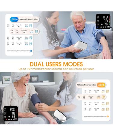 Buy Automatic Upper Arm Blood Pressure Monitor - Accurate Readings Large Cuff International Shipping Available - Buy Online on GoSupps.com