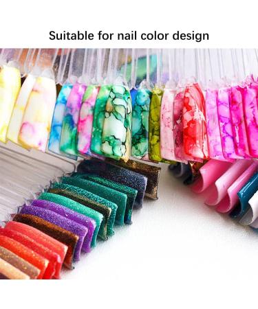 300Pcs Clear Nail Swatch Pop Sticks - Fan-Shaped Colour Display Art Tips for Nail Salon and Beginners - Nail Gel Polish Practice Set - Buy Online on GoSupps.com