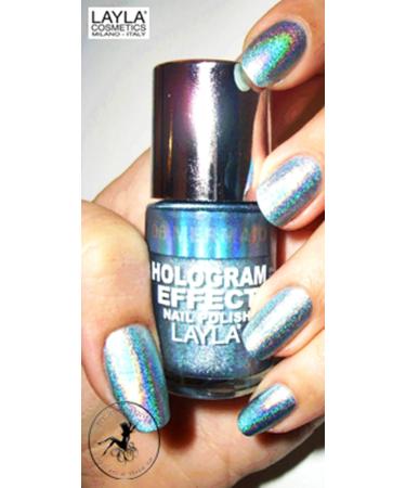 Layla Cosmetics Hologram Effect Nail Polish Mermaid Spell 10ml - Buy Online on GoSupps.com