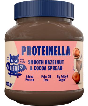 Proteinella - Chocolate Hazelnut Spread - Delicious And Health-Conscious Spreads With Added Protein - No Added Sugar, No Palm Oil, And No Compromises On Habits Or Taste | 14.1 Oz/400g Cocoa,Chocolate,Hazelnut 14.1 Ounce (P…