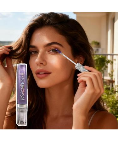 Glitter Mascara for Women - 5g Water Resistant Volume Care Sweat Resistant Mascara For Sensitive Eyes Women Outgoing Wedding Show Luminous Effect - Buy Online on GoSupps.com