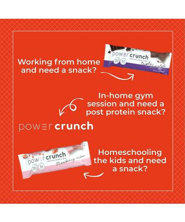 Power Crunch French Vanilla Creme Protein Wafer Bars - High Protein Snacks (12 Count) - Buy Online on GoSupps.com