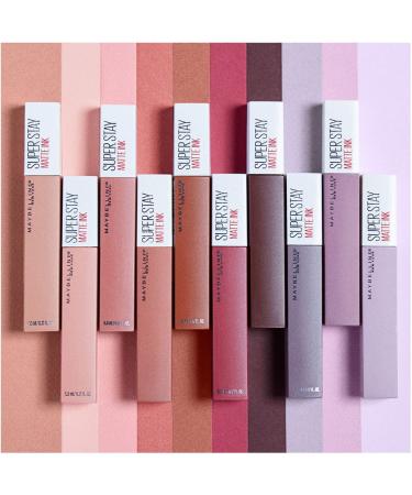 Maybelline New York SuperStay Matte Ink Un-nude Liquid Lipstick Ruler 0.17 Ounce 80 Ruler 5.03 ml (Pack of 1) - Buy Online on GoSupps.com