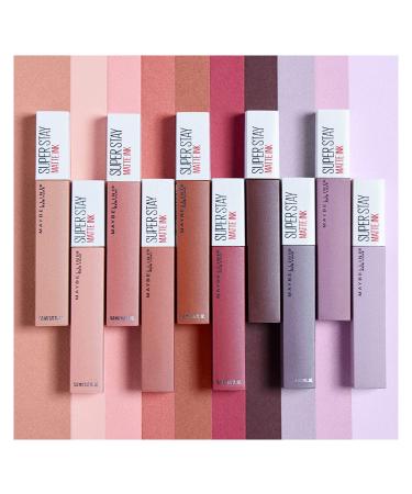 Maybelline SuperStay Matte Ink Un-nude Liquid Lipstick Fighter - 0.17 Fl Oz - Buy Online on GoSupps.com