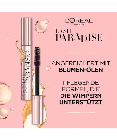 L'Or al Paris Lash Paradise Mascara - Intense Black 6.4 ml | Length & Volume Boosting Black Mascara for All-Eye Looks - Buy Online on GoSupps.com