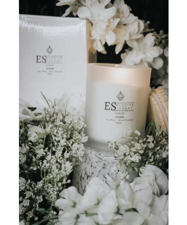 Luxury Jasmine Scented Candle | 10oz Aromatherapy | Essential Oils | 100% Soy Wax | Home D cor & Odor Eliminating Gift - Buy Online on GoSupps.com